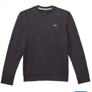 PUMA Golf Sweatshirt Youth Medium Heather Black Avondale
